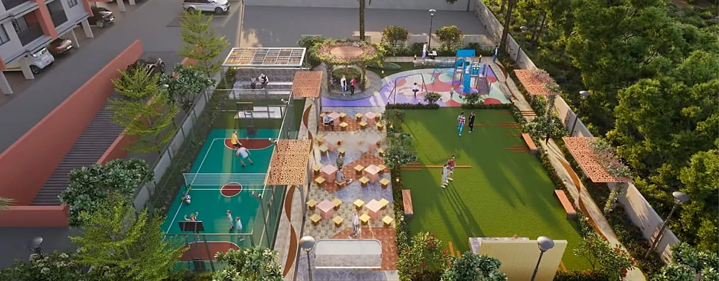 Rajvi Evara Chovisawadi, Charholi Central Amenities Image